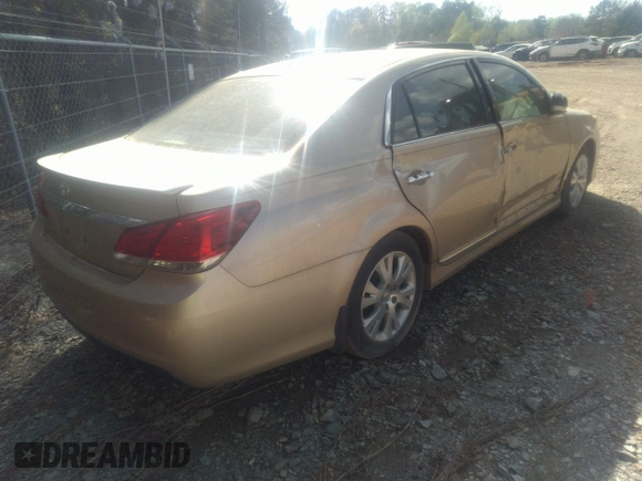 2011 Toyota Avalon with VIN 4T1BK3DB7BU374791, listed as a IAAI auction lot 39041827 with 205,600 mi miles and . Bid and sale history available at DreamBid. Image 4.