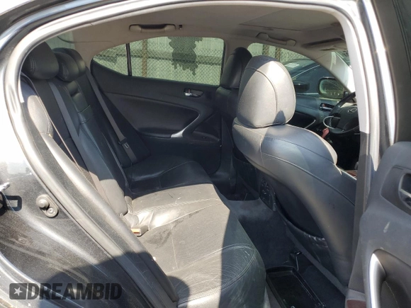 2008 Lexus IS 250 with VIN JTHCK262085016627, listed as a Copart auction lot 65396385 with 198,310 mi miles and Clean title. Bid and sale history available at DreamBid. Image 10.