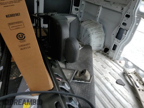 2017 Ram ProMaster Cargo with VIN 3C6TRVCG4HE548313, listed as a Copart auction lot 49919845 with 165,160 mi miles and Salvage Title. Bid and sale history available at DreamBid. Image 13.