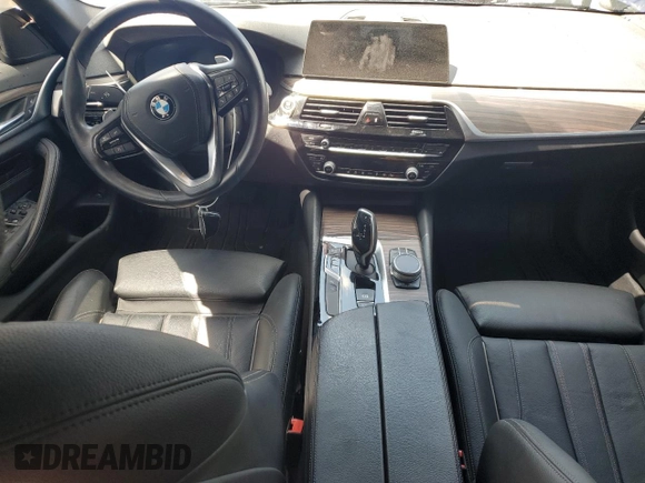 2020 BMW 5 Series 530i with VIN WBAJR3C00LWW76874, listed as a Copart auction lot 50903615 with 24,743 mi miles and Non Repairable. Bid and sale history available at DreamBid. Image 8.