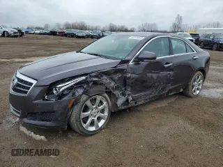 2014 Cadillac ATS Luxury AWD with VIN 1G6AH5RX4E0106455, listed as a Copart auction lot 52374695 with 41,517 mi miles and Clean Title. Bid and sale history available at carsss.com. Image 1.