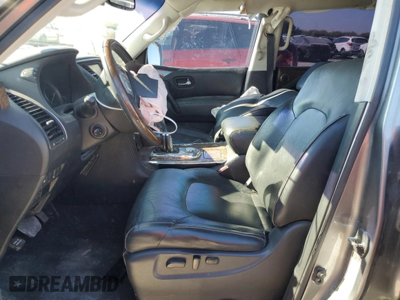 2016 Infiniti QX80 with VIN JN8AZ2NF5G9613678, listed as a Copart auction lot 70924094 with Not Provided miles and Salvage Title. Bid and sale history available at carsss.com. Image 7.