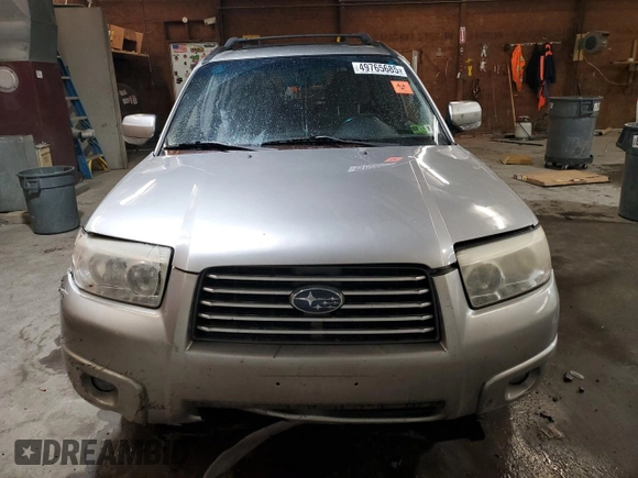 2007 Subaru Forester X w/Premium Pkg with VIN JF1SG65667H741680, listed as a Copart auction lot 49765685 with 0 mi miles and Salvage Title. Bid and sale history available at carsss.com. Image 5.