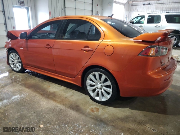 2010 Mitsubishi Lancer GTS with VIN JA32U8FW0AU010088, listed as a Copart auction lot 44047645 with 151,641 mi miles and Salvage Title. Bid and sale history available at carsss.com. Image 2.