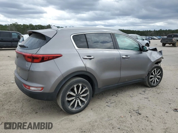 2019 Kia Sportage EX with VIN KNDPN3AC1K7559626, listed as a Copart auction lot 47413215 with 69,428 mi miles and Salvage title. Bid and sale history available at DreamBid. Image 3.