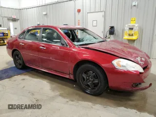 2014 Chevrolet Impala LTZ with VIN 2G1WC5E31E1140709, listed as a Copart auction lot 45813295 with Not Provided miles and Clean Title. Bid and sale history available at DreamBid. Image 4.