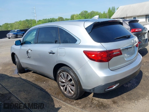2014 Acura MDX Technology z VIN 5FRYD4H49EB008286, wystawiony jako IAAI lot #42156025 z przebiegiem 86 301 mil mil oraz . Historia ofert i sprzedaży dostępna na DreamBid. Obrazek 3.