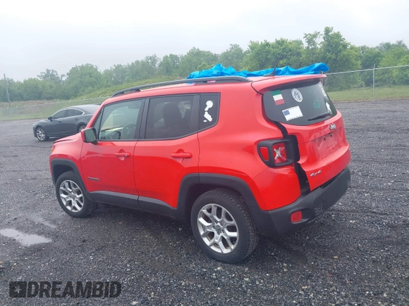 2017 Jeep Renegade Latitude z VIN ZACCJBBB5HPF98077, wystawiony jako IAAI lot #42323925 z przebiegiem 78 893 mil mil oraz . Historia ofert i sprzedaży dostępna na DreamBid. Obrazek 14.
