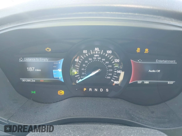 2018 Ford Fusion SE with VIN 3FA6P0HD8JR283073, listed as a IAAI auction lot 41823858 with 61,290 mi miles. Bid and sale history available at carsss.com. Image 7.
