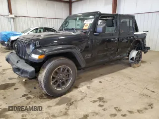 2021 Jeep Wrangler Unlimited Willys z VIN 1C4HJXDN6MW718492, wystawiony jako Copart lot #50181225 z przebiegiem Nie podano mil oraz Szkoda całkowita • Salvage title. Historia ofert i sprzedaży dostępna na DreamBid. Obrazek 1.