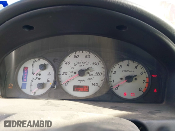 2003 Mazda Protege with VIN JM1BJ245131122498, listed as a IAAI auction lot 41990488 with 170,880 mi miles and . Bid and sale history available at DreamBid. Image 7.