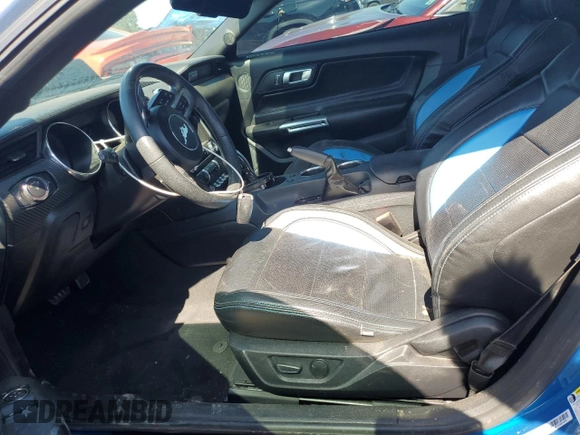 2021 Ford Mustang EcoBoost with VIN 1FA6P8TH4M5148947, listed as a Copart auction lot 48111835 with 44,812 mi miles and Salvage Title. Bid and sale history available at carsss.com. Image 7.