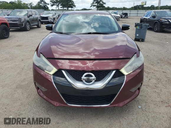 2016 Nissan Maxima SR with VIN 1N4AA6AP5GC404071, listed as a Copart auction lot 60612015 with 34,917 mi miles and Salvage title. Bid and sale history available at DreamBid. Image 5.