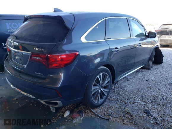 2019 Acura MDX w/Technology Pkg with VIN 5J8YD4H54KL026022, listed as a Copart auction lot 36158433 with 0 mi miles. Bid and sale history available at carsss.com. Image 3.