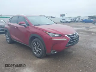 2015 Lexus NX with VIN JTJYARBZ6F2018481, listed as a IAAI auction lot 41934756 with 222,292 mi miles. Bid and sale history available at carsss.com. Image 1.