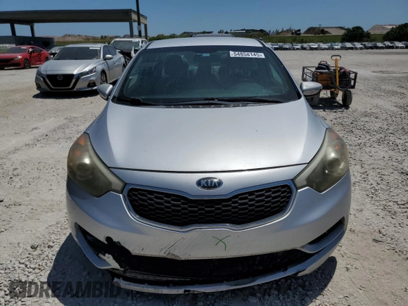 2015 Kia Forte LX with VIN KNAFX4A69F5343124, listed as a Copart auction lot 54858145 with 130,488 mi miles and Salvage Title. Bid and sale history available at carsss.com. Image 5.