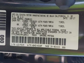 2017 Toyota Tacoma SR5 с VIN 3TMCZ5AN1HM120411, выставлен на аукционе IAAI как лот 41457008 с пробегом 75 062 миль миль и . История ставок и продаж доступна на DreamBid. Изображение 9.