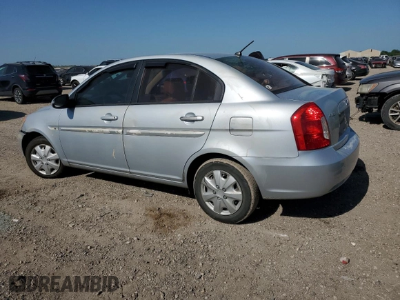 2007 Hyundai Accent GLS with VIN KMHCN46C57U120852, listed as a Copart auction lot 51814645 with 201,528 mi miles and Salvage Title. Bid and sale history available at carsss.com. Image 2.