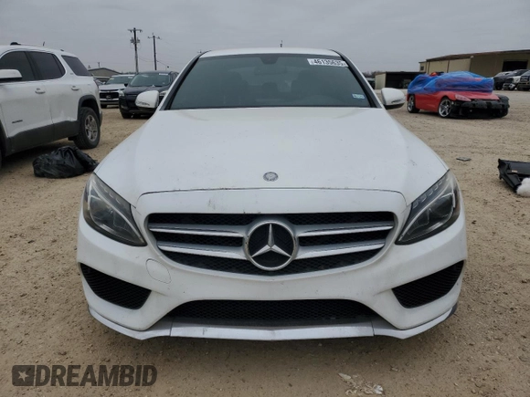 2015 Mercedes-Benz C-Class C 400 with VIN 55SWF6GB5FU034186, listed as a Copart auction lot 46135635 with 140,667 mi miles and Clean Title. Bid and sale history available at carsss.com. Image 5.
