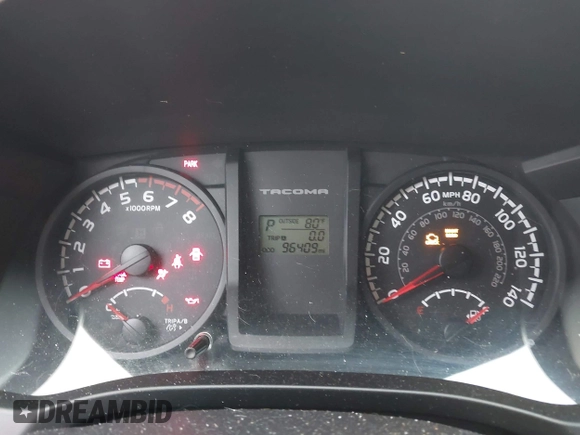 2016 Toyota Tacoma SR5 with VIN 5TFAX5GN4GX058354, listed as a IAAI auction lot 42292498 with 96,409 mi miles and . Bid and sale history available at DreamBid. Image 7.