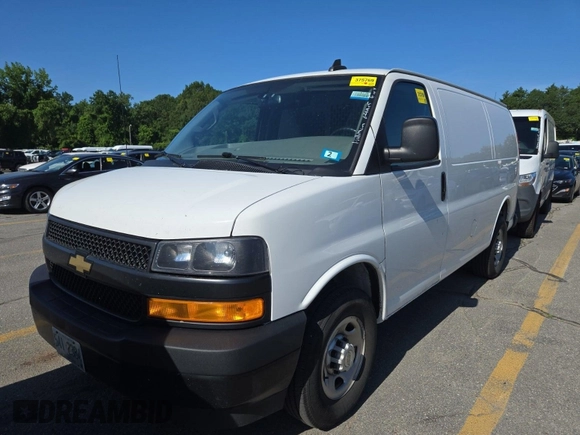 2022 Chevrolet Express Cargo with VIN 1GCWGAFPXN1225074, listed as a IAAI auction lot 42666702 with 101,508 mi miles and . Bid and sale history available at DreamBid. Image 14.