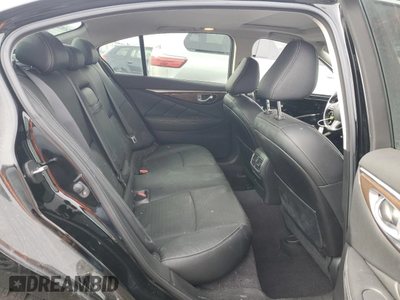 2014 Infiniti Q50 Hybrid Sport with VIN JN1AV7AP9EM690795, listed as a Copart auction lot 45060535 with 100,537 mi miles and Salvage Title. Bid and sale history available at carsss.com. Image 10.