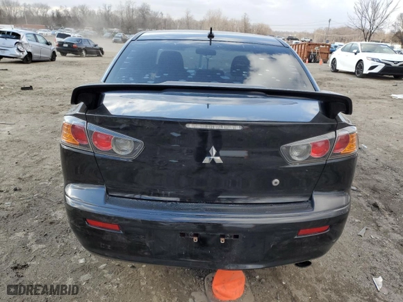 2010 Mitsubishi Lancer GTS with VIN JA32U8FWXAU032583, listed as a Copart auction lot 45248825 with 256,051 mi miles and Salvage Title. Bid and sale history available at carsss.com. Image 6.