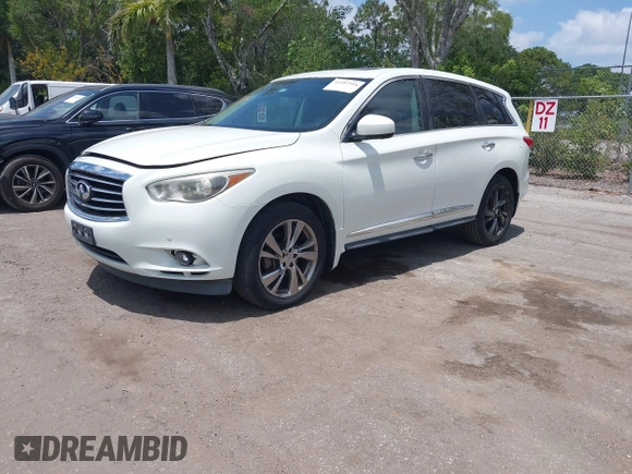 2013 Infiniti JX35 with VIN 5N1AL0MN3DC315618, listed as a IAAI auction lot 42107516 with 178,518 mi miles and . Bid and sale history available at DreamBid. Image 17.