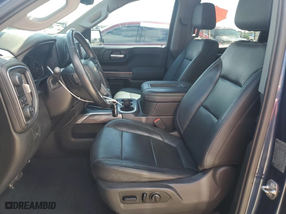 2019 Chevrolet Silverado 1500 LTZ with VIN 1GCPWEED3KZ394937, listed as a Copart auction lot 73764794 with 77,355 mi miles and Non Repairable. Bid and sale history available at carsss.com. Image 7.