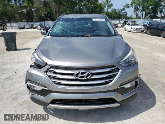2018 Hyundai Santa Fe 2.4L with VIN 5NMZU3LB0JH064275, listed as a Copart auction lot 54542945 with 102,529 mi miles and Salvage title. Bid and sale history available at DreamBid. Image 5.