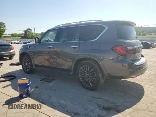 2024 Infiniti QX80 LUXE with VIN JN8AZ2AE7R9325614, listed as a Copart auction lot 59972514 with 8,594 mi miles and Salvage Title. Bid and sale history available at carsss.com. Image 2.