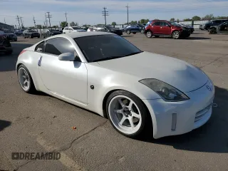 2007 Nissan 350Z Touring with VIN JN1BZ34D37M500690, listed as a Copart auction lot 53740525 with 107,393 mi miles and Salvage Title. Bid and sale history available at carsss.com. Image 4.