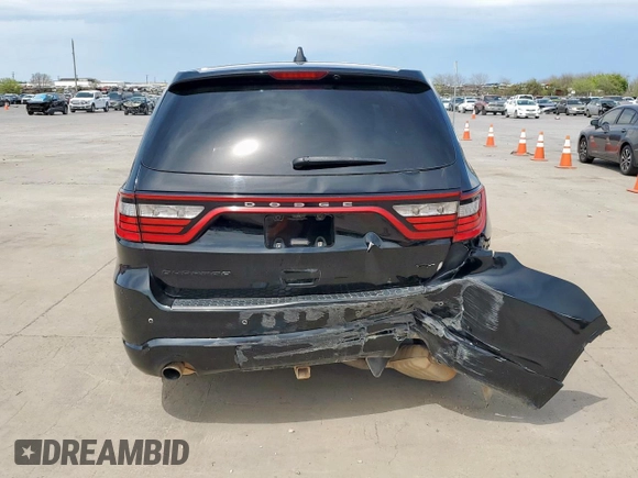 2019 Dodge Durango GT Plus with VIN 1C4RDHDG6KC674057, listed as a Copart auction lot 47950565 with 185,986 mi miles and Salvage Title. Bid and sale history available at carsss.com. Image 6.