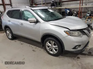 2014 Nissan Rogue SV with VIN 5N1AT2MV8EC764161, listed as a IAAI auction lot 41413291 with 128,584 mi miles. Bid and sale history available at carsss.com. Image 1.