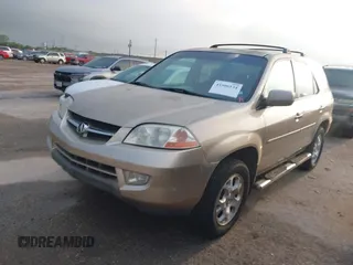 2002 Acura MDX Touring Pkg with VIN 2HNYD18612H542819, listed as a IAAI auction lot 41906134 with 235,657 mi miles. Bid and sale history available at carsss.com. Image 2.