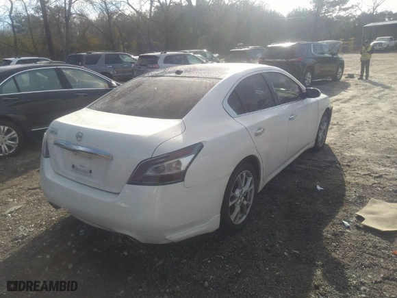 2014 Nissan Maxima 3.5 S with VIN 1N4AA5AP0EC450012, listed as a IAAI auction lot 41612011 with NaN miles. Bid and sale history available at carsss.com. Image 4.
