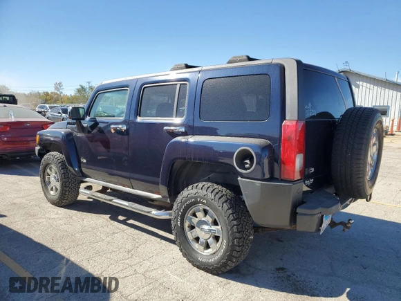 2007 Hummer H3 SUV with VIN 5GTDN13E278234502, listed as a Copart auction lot 75879284 with 202,011 mi miles and Clean Title. Bid and sale history available at carsss.com. Image 2.