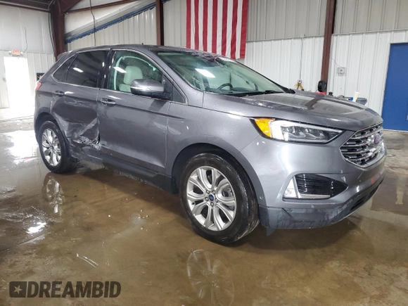 2021 Ford Edge Titanium with VIN 2FMPK4K96MBA38750, listed as a Copart auction lot 61401615 with 34,778 mi miles and Salvage title. Bid and sale history available at DreamBid. Image 4.