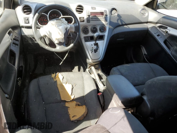 2010 Pontiac Vibe w/1SB with VIN 5Y2SP6E03AZ401054, listed as a Copart auction lot 57532694 with 266,313 mi miles and Salvage Title. Bid and sale history available at carsss.com. Image 8.