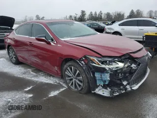 2019 Lexus ES 350 with VIN 58ABZ1B1XKU019424, listed as a Copart auction lot 45918355 with 86,921 mi miles and Salvage Title. Bid and sale history available at DreamBid. Image 4.