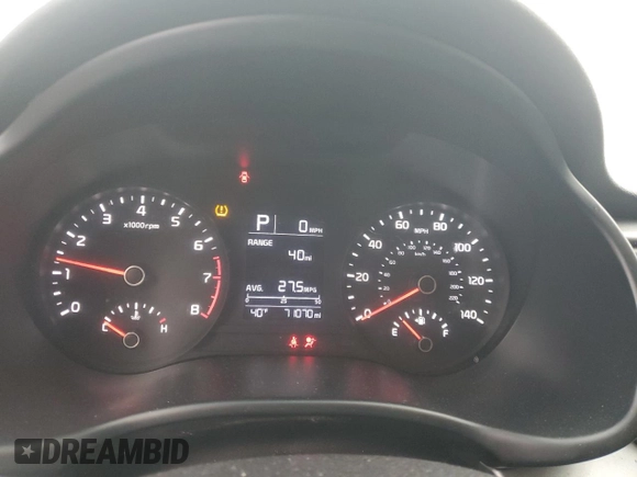 2020 Kia Rio S with VIN 3KPA25AD7LE311157, listed as a Copart auction lot 43613625 with 71,070 mi miles and Salvage Title. Bid and sale history available at DreamBid. Image 9.