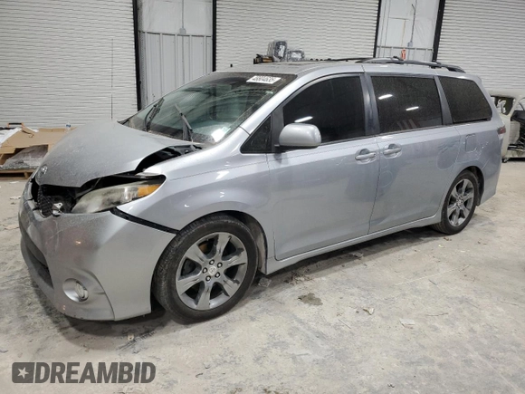 2011 Toyota Sienna SE with VIN 5TDXK3DC0BS063470, listed as a Copart auction lot 48804635 with 203,675 mi miles and Salvage Title. Bid and sale history available at carsss.com. Image 1.