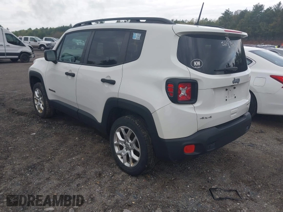 2018 Jeep Renegade Upland z VIN ZACCJBAB6JPJ45087, wystawiony jako IAAI lot #42140535 z przebiegiem 90 099 mil mil oraz . Historia ofert i sprzedaży dostępna na DreamBid. Obrazek 3.