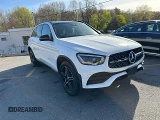 2020 Mercedes-Benz GLC with VIN W1N0G8EB1LF810137, listed as a Copart auction lot 55210535 with 91,054 mi miles and Clean Title. Bid and sale history available at carsss.com. Image 3.