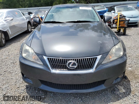 2010 Lexus IS 250 with VIN JTHCF5C24A5043992, listed as a Copart auction lot 60316465 with 94,318 mi miles and Salvage title. Bid and sale history available at DreamBid. Image 5.