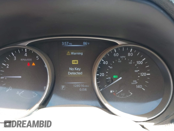 2015 Nissan Rogue SV with VIN KNMAT2MT1FP583514, listed as a IAAI auction lot 41389269 with 128,016 mi miles. Bid and sale history available at carsss.com. Image 7.