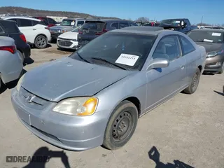 2001 Honda Civic EX with VIN 1HGEM22921L118201, listed as a IAAI auction lot 41692215 with 293,872 mi miles. Bid and sale history available at carsss.com. Image 2.