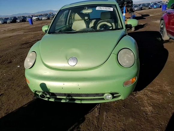 2005 Volkswagen New Beetle Coupe GLS with VIN 3VWCK31C05M417265, listed as a Copart auction lot 78313334 with 143,845 mi miles and Non Repairable. Bid and sale history available at carsss.com. Image 11.