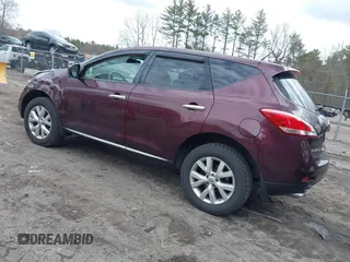 2014 Nissan Murano SL with VIN JN8AZ1MW2EW526329, listed as a IAAI auction lot 41897992 with 155,583 mi miles. Bid and sale history available at carsss.com. Image 3.