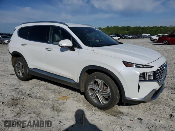2021 Hyundai Santa Fe SEL z VIN 5NMS64AJ6MH351068, wystawiony jako Copart lot #52595535 z przebiegiem 46 092 mil mil oraz Szkoda całkowita • Salvage title. Historia ofert i sprzedaży dostępna na DreamBid. Obrazek 4.
